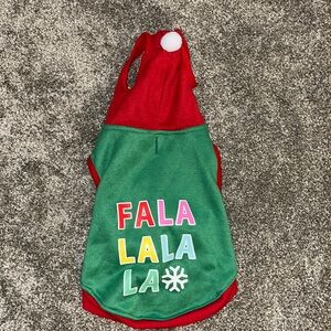 Christmas dog hoodie - small